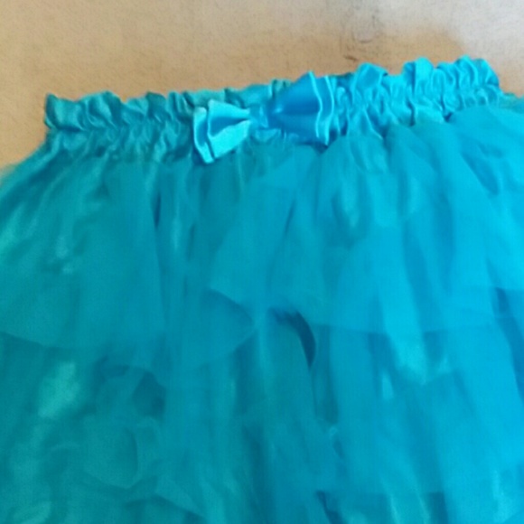 Electric Blue Ruffle Tutu - Picture 2 of 4